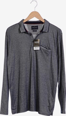 HECHTER PARIS Shirt in M-L in Blue: front