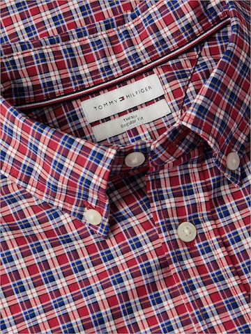 TOMMY HILFIGER Regular Fit Paita 'Flex' värissä punainen