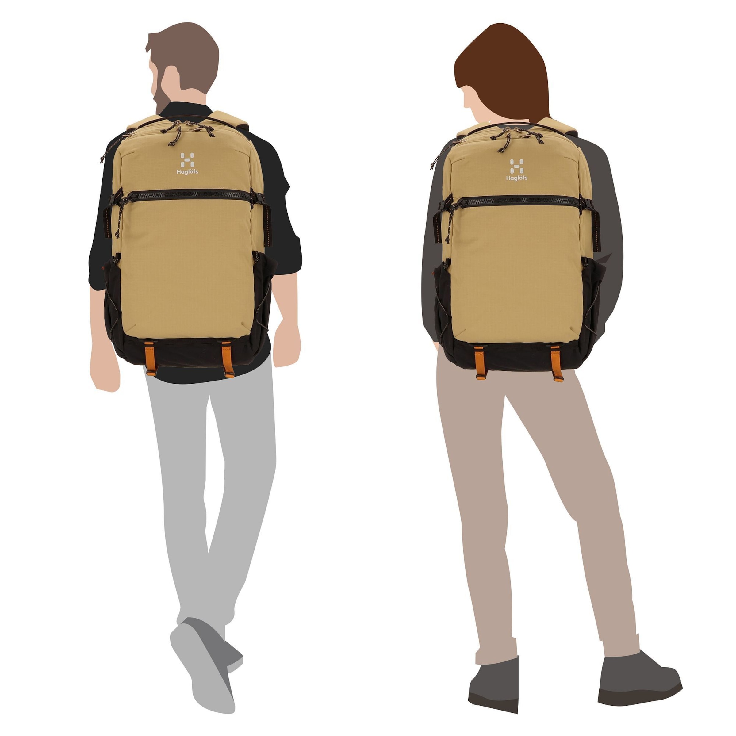 Haglöfs Rucksack 'Jarve' in Braun