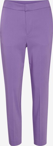 InWear Regular Pleated Pants 'Zella' in Purple: front