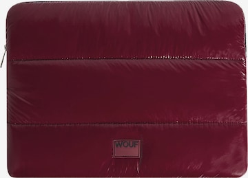 Borsa per laptop 'Glossy' di Wouf in rosso: frontale