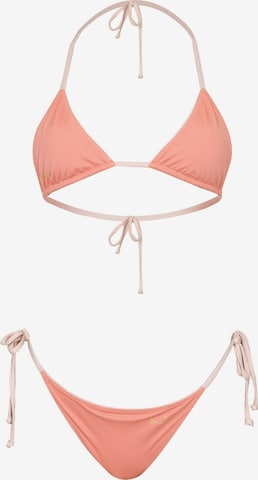 Triangle Bikini Kadoo en orange : devant