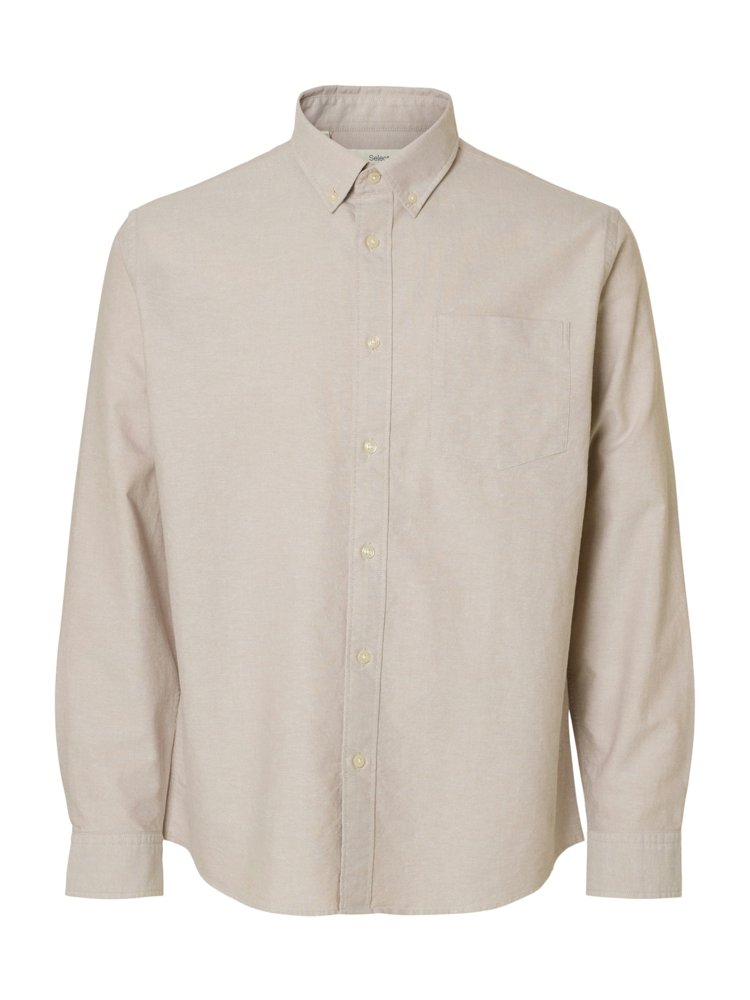 SELECTED Regularny krój Koszula 'SLHRICK' w kolorze brązowy: przód