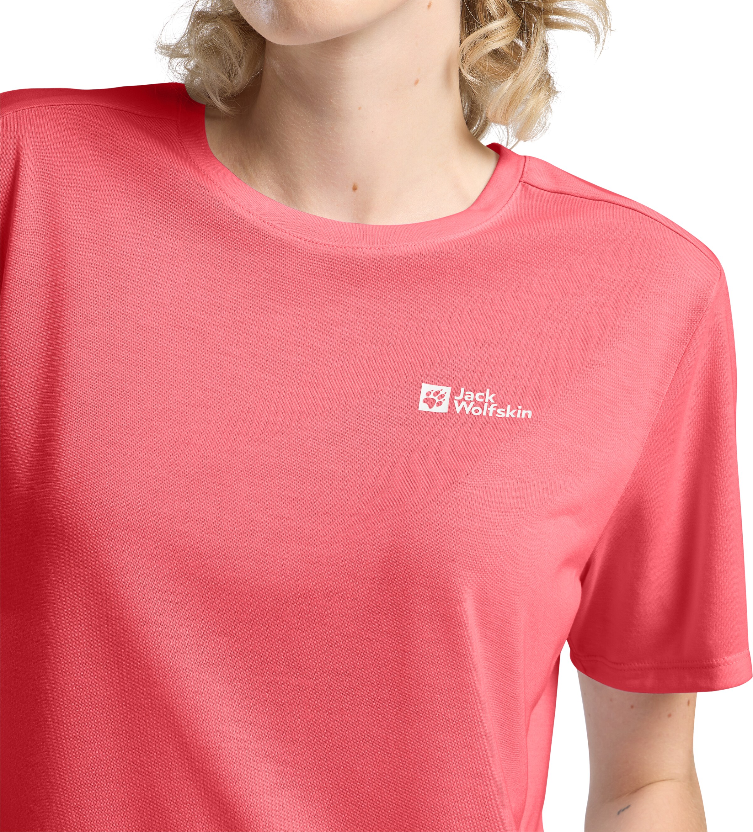 JACK WOLFSKIN Performance Shirt in Pink