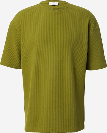 ABOUT YOU x Kevin Trapp - Camisa 'Theodor' em verde: frente
