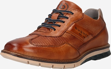 bugatti - Zapatos con cordón 'Simone' en marrón: frente
