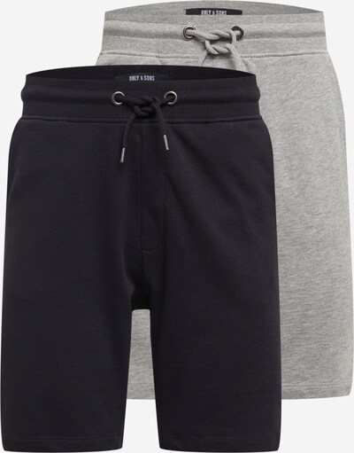 Only & Sons Spodnie 'NEIL' w kolorze nakrapiany szary / czarnym, Podgląd produktu