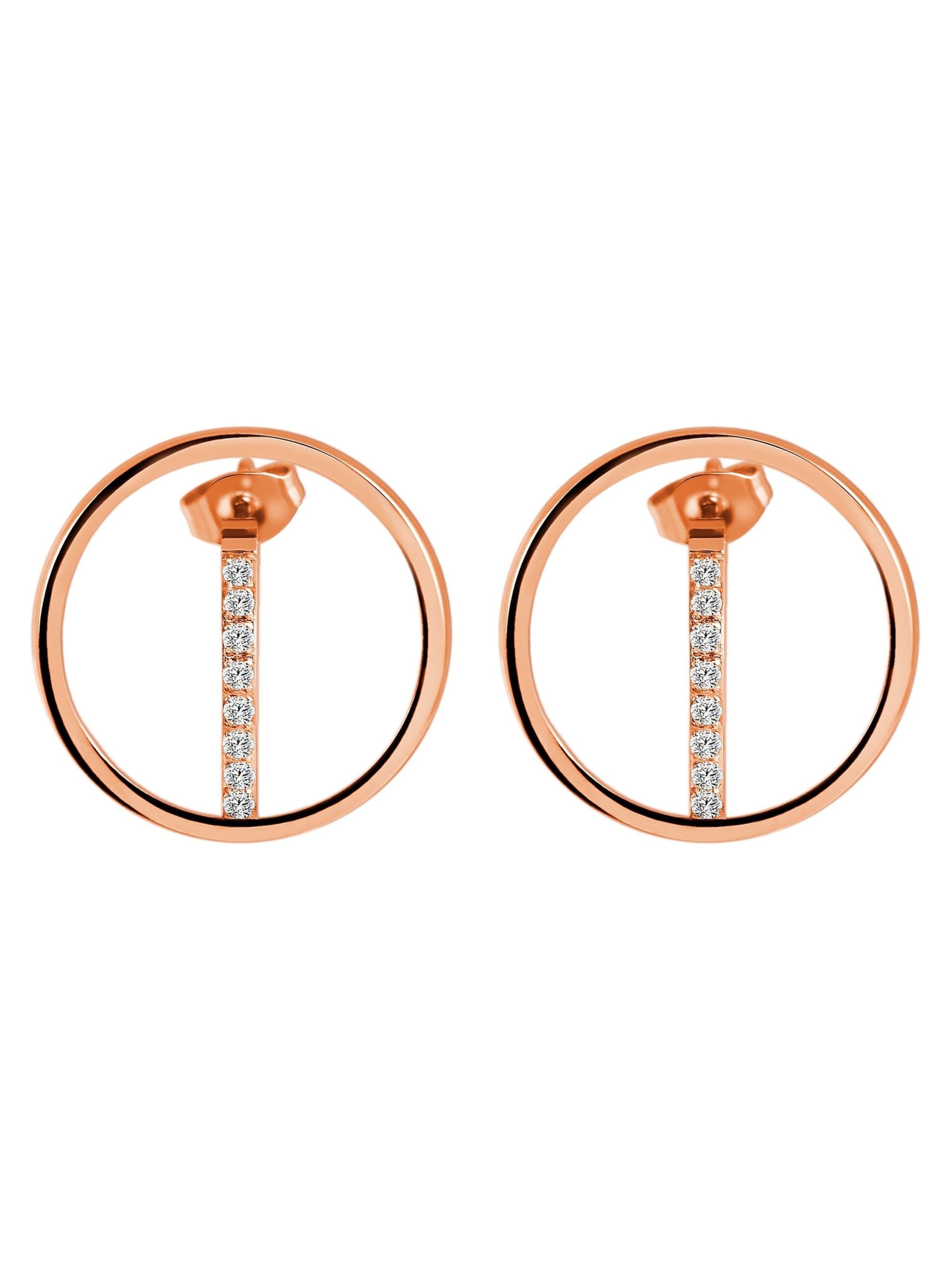 Akzent Earrings 'Melinda, langlebig' in Gold: front