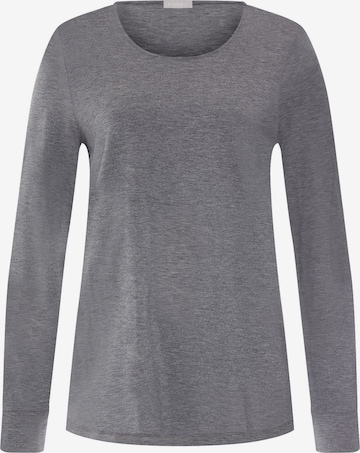 Hanro - Camiseta para dormir ' Natural Elegance ' en gris: frente