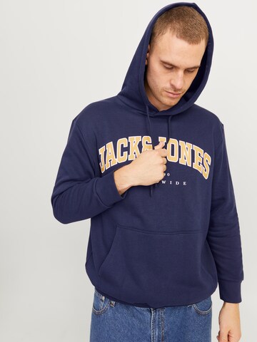 Jack & Jones Plus Μπλούζα φούτερ 'JJECaleb' σε μπλε