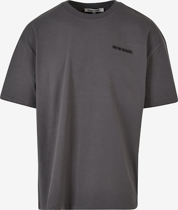 9N1M SENSE Majica | siva barva: sprednja stran