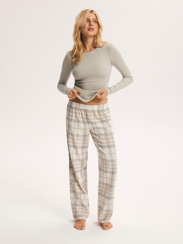 ESOTIQ Regular Pants 'Bloovii' in Beige: front
