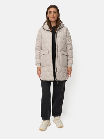 CAMEL ACTIVE Winddichter Mantel in Oversized Passform in Grau: Vorderseite