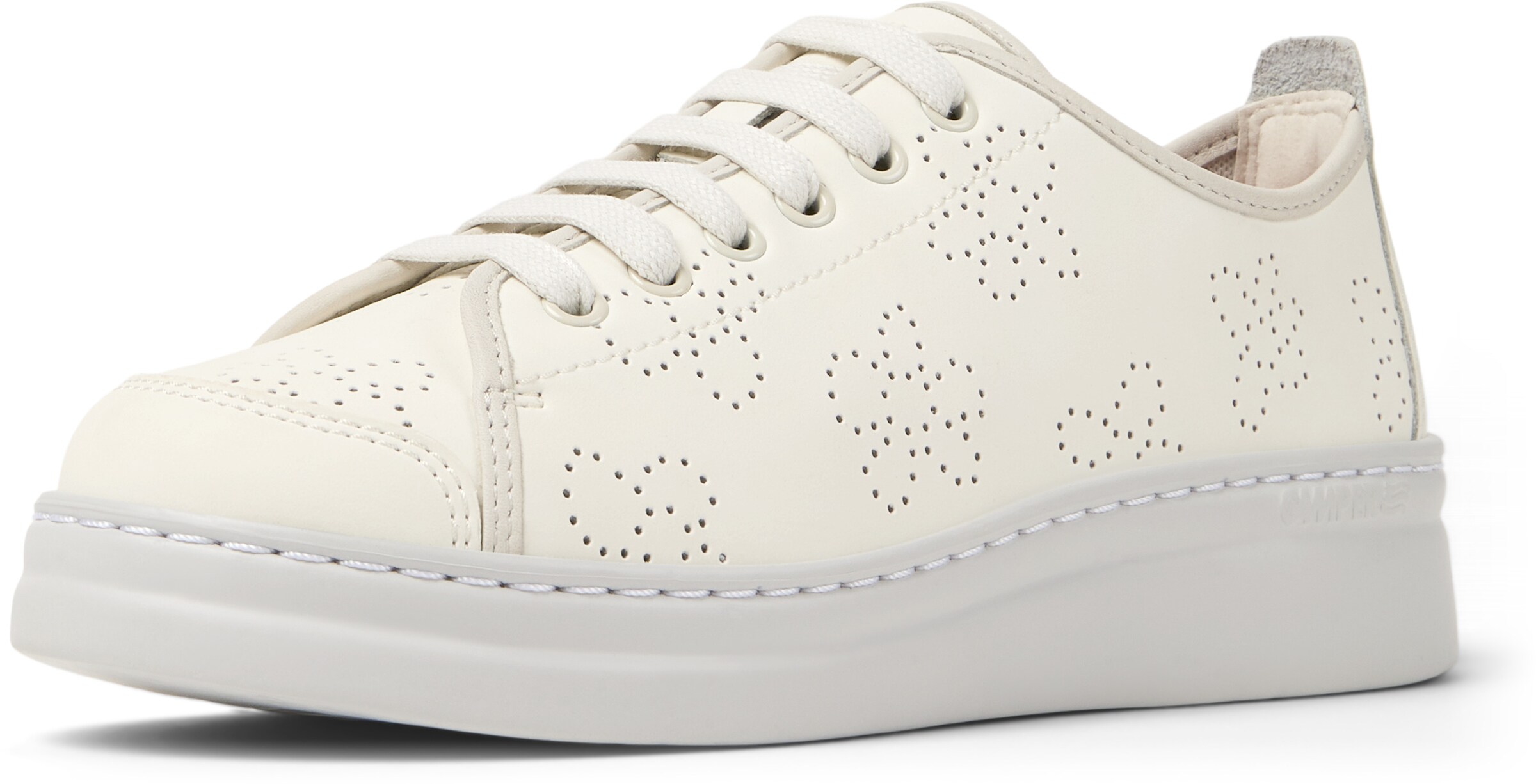 Sneaker bassa 'Runner Up' di CAMPER in bianco: frontale