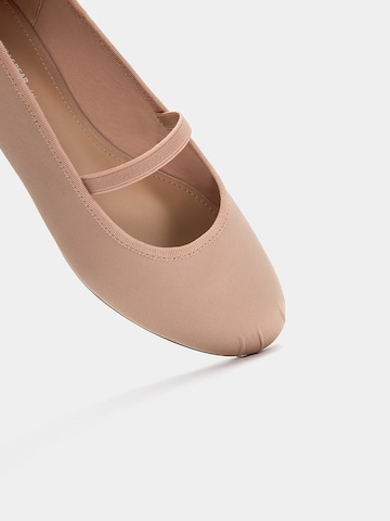 Pull&Bear Ballerina värissä vaaleanpunainen