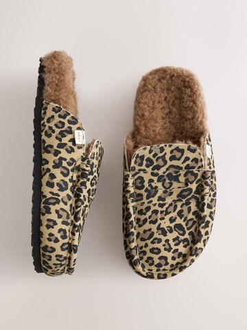 Pantoufle Next en marron
