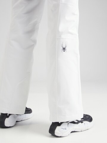 Spyder Regular Workout Pants 'WINNER' in White