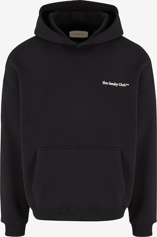 Another Cotton Lab Collegepaita värissä musta: etupuoli