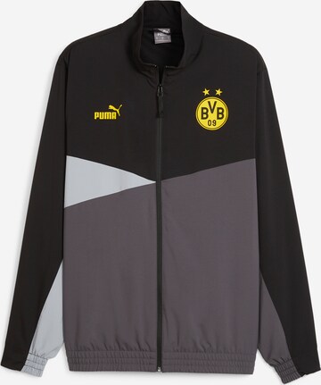 PUMA Sportjacke 'BVB' in Schwarz: predná strana