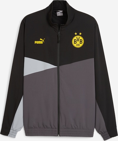 PUMA Casaco deportivo 'BVB' em amarelo / grafite / cinzento claro / preto, Vista do produto