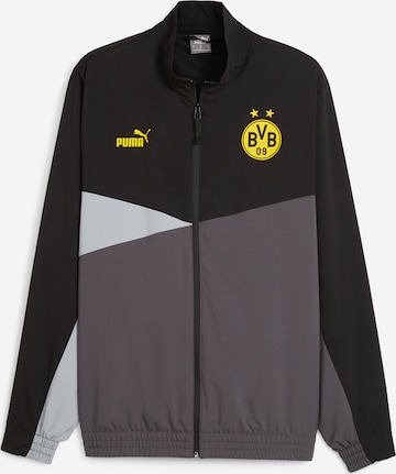 PUMA Спортивная куртка 'BVB' в Черный: спереди