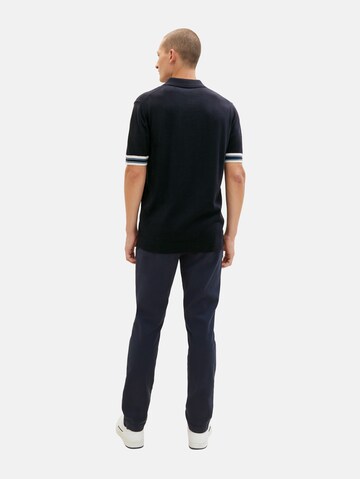 Coupe slim Pantalon chino 'Travis' TOM TAILOR en bleu