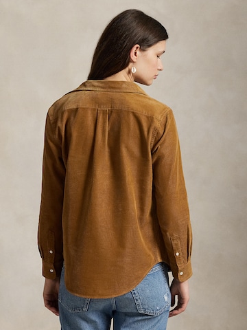 Chemisier Polo Ralph Lauren en marron