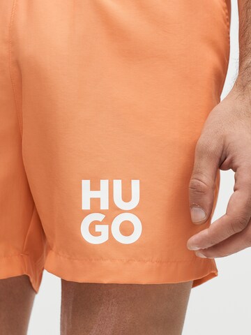 Shorts de bain 'PAOLO' HUGO en orange