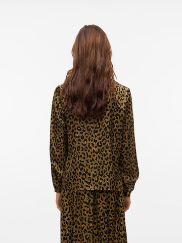 Chemisier 'VMAMELA' VERO MODA en marron