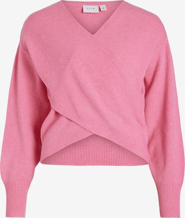 VILA Sweater 'MAJSE' in Pink: front