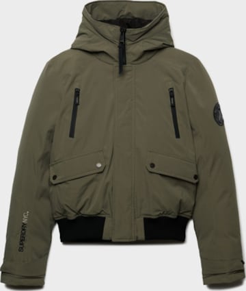 Superdry & Co Winterjas 'City' in Groen: voorkant