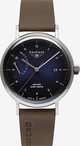 Bauhaus Analog Watch in Brown: front