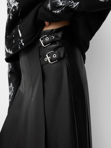 Bershka Sukně – černá