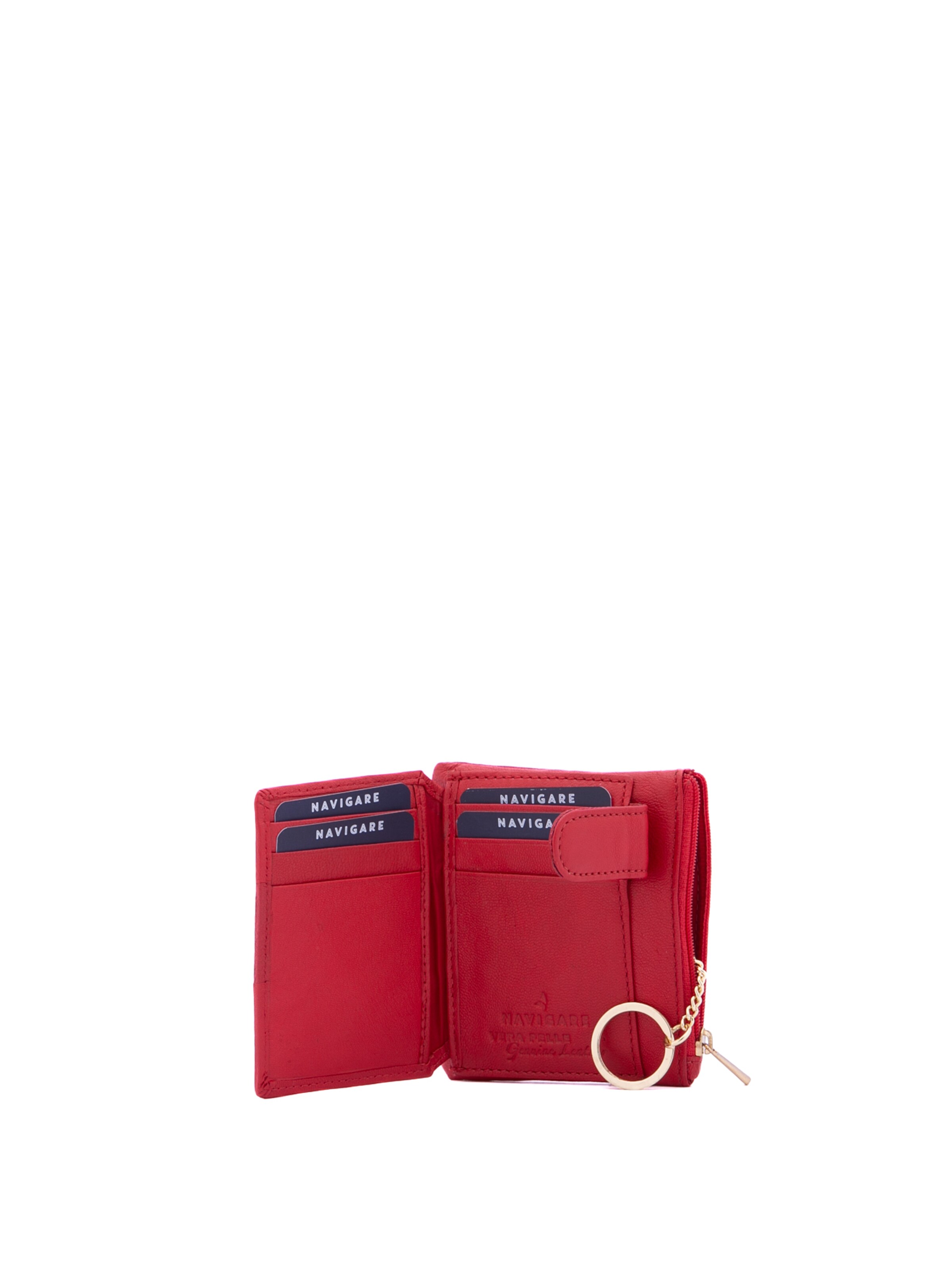 Navigare Wallet in Red: front