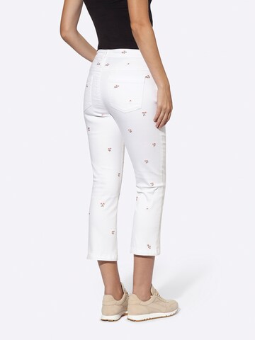 regular Jeans di heine in bianco