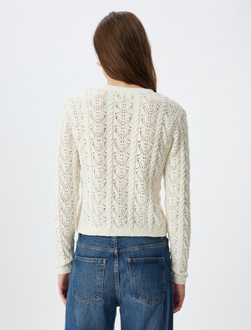 Koton Gebreid vest in Beige