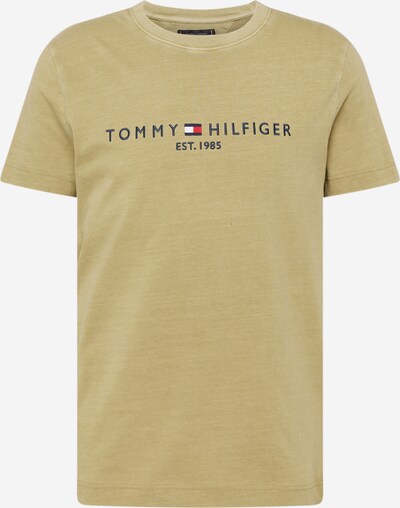 TOMMY HILFIGER Tričko - námornícka modrá / kaki / červená / biela, Produkt