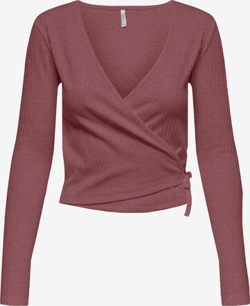 ONLY Shirt 'Emma' in Roze: voorkant