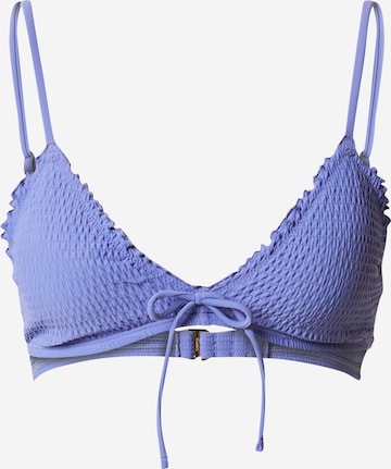 HOLLISTER Háromszög Bikini felső - lila: elől