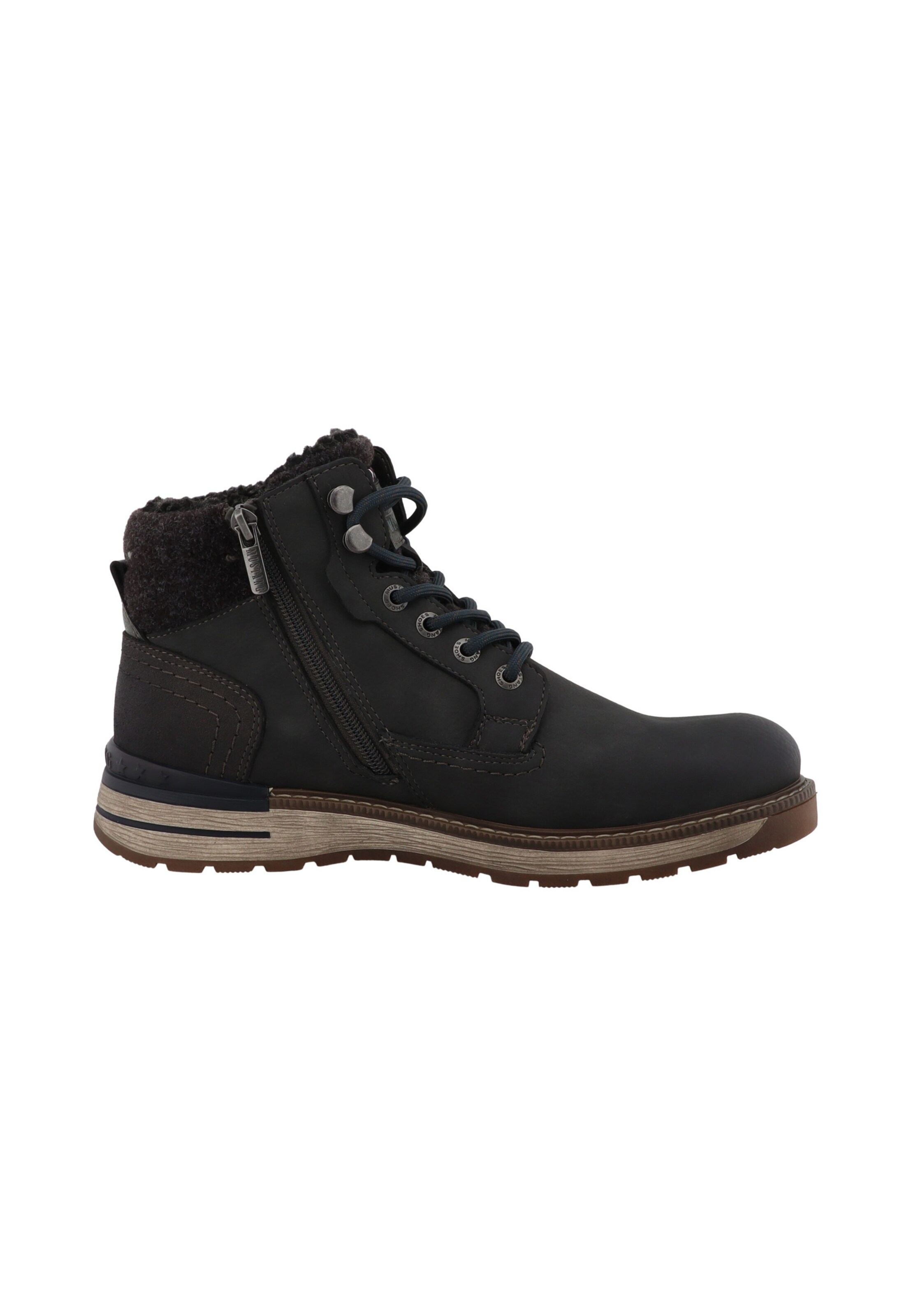 MUSTANG Buty sznurowane w kolorze szary