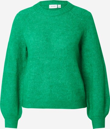 VILA Sweater 'JAMINA' in Green: front