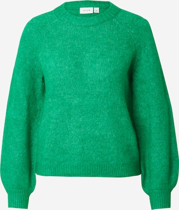 VILA Sweter 'JAMINA' w kolorze zielony: przód