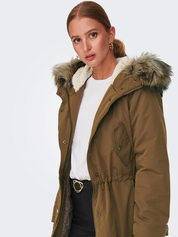 Parka d’hiver 'ESTHER' ONLY en marron