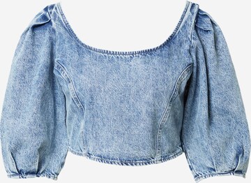 LEVI'S ® Blus 'Scout Denim Blouse' i blå: framsida