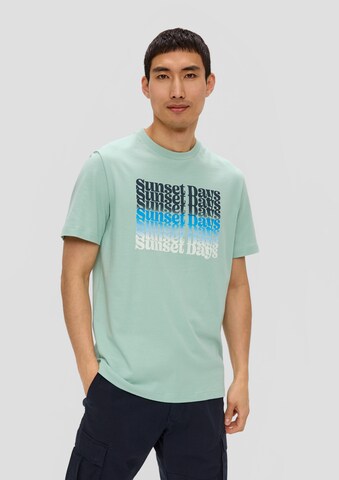 s.Oliver Shirt in Green: front