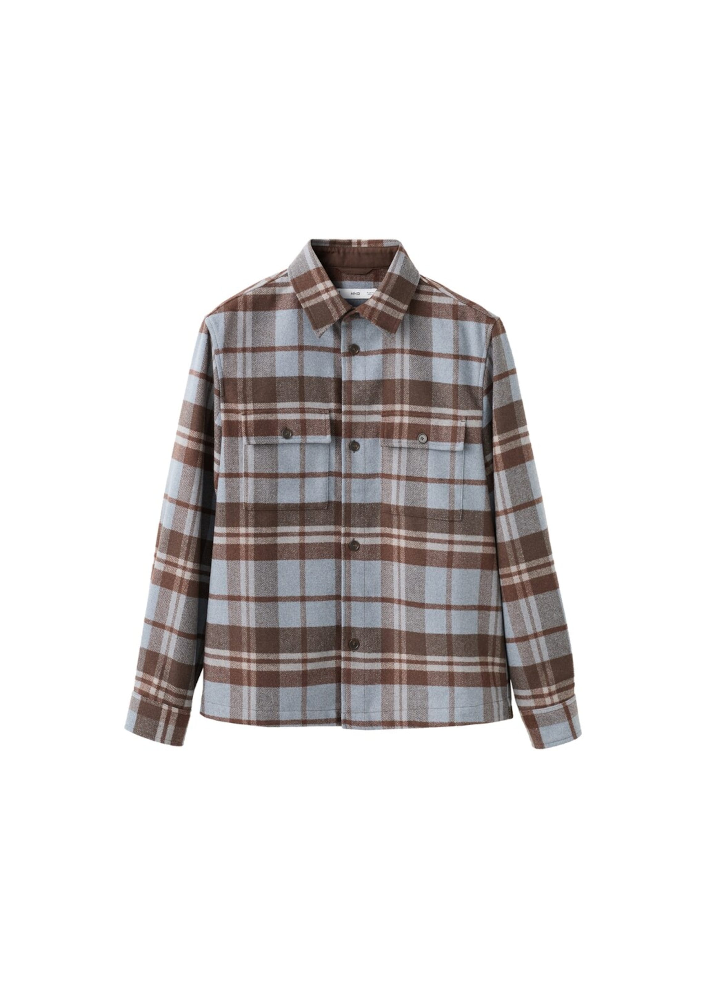 MANGO MAN Between-Season Jacket 'Drum' in Blue: front