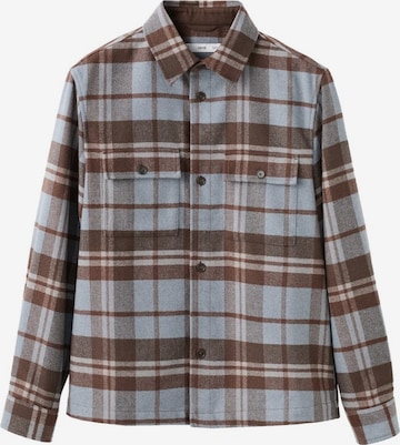 MANGO MAN Between-Season Jacket 'Drum' in Blue: front