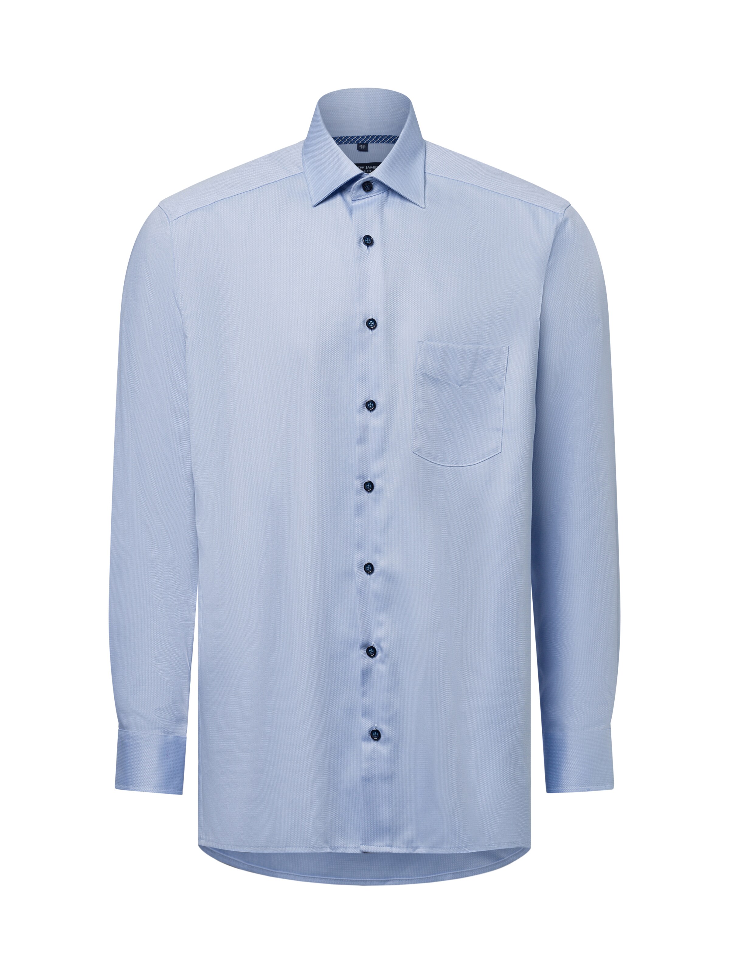 Andrew James Hemd in Blau: Vorderseite