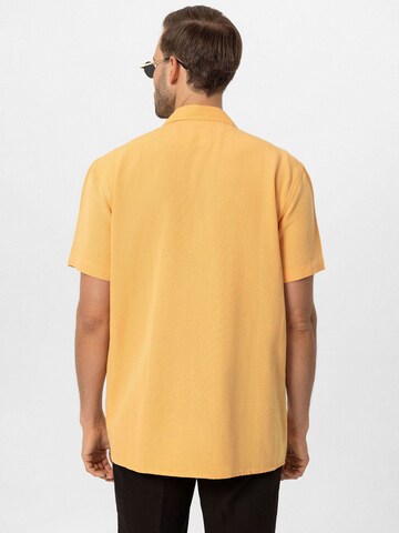 Antioch Regular fit Button Up Shirt in Yellow