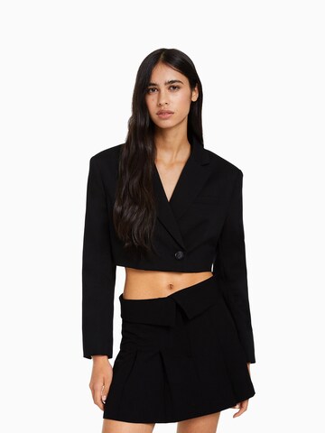 Bershka Rock in Schwarz: Vorderseite